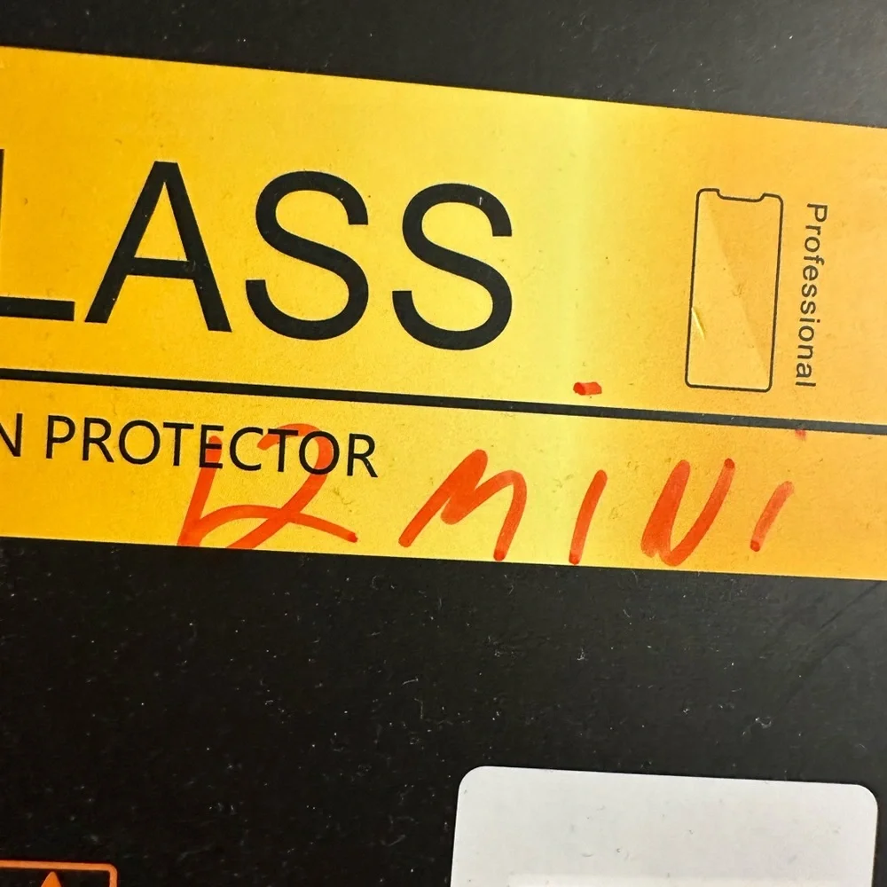 NEW Set of 2 IPhone 12 Mini Screen Protectors. MUST BE BUNDLED